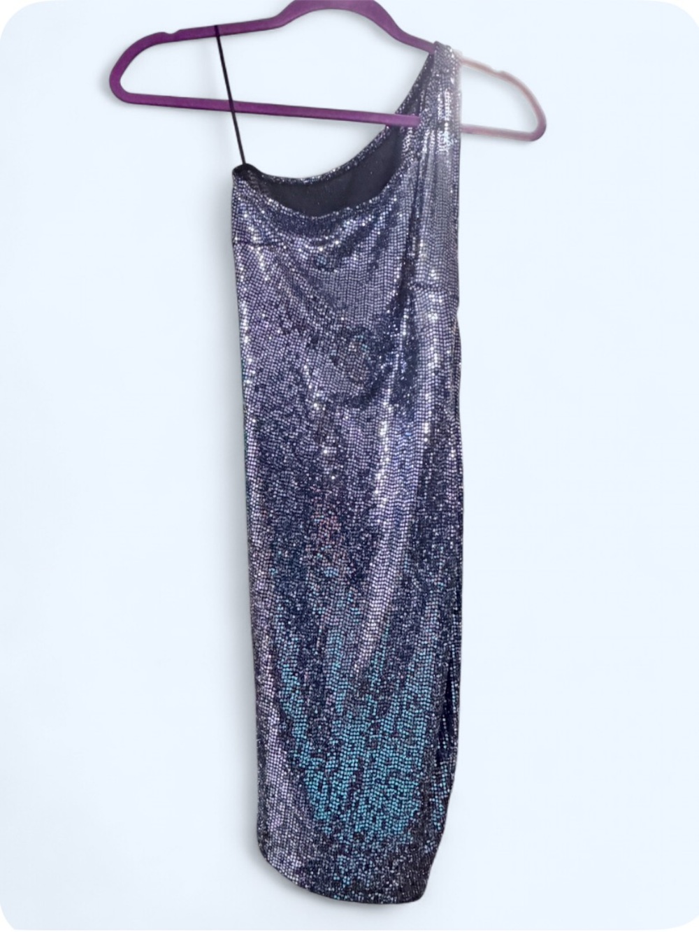 Lovely Day Sequin Metallic Sparkle Dress Size S